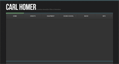Desktop Screenshot of carlhomer.com